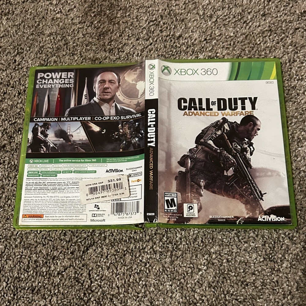 Call of duty advanced warfare xbox 360 game